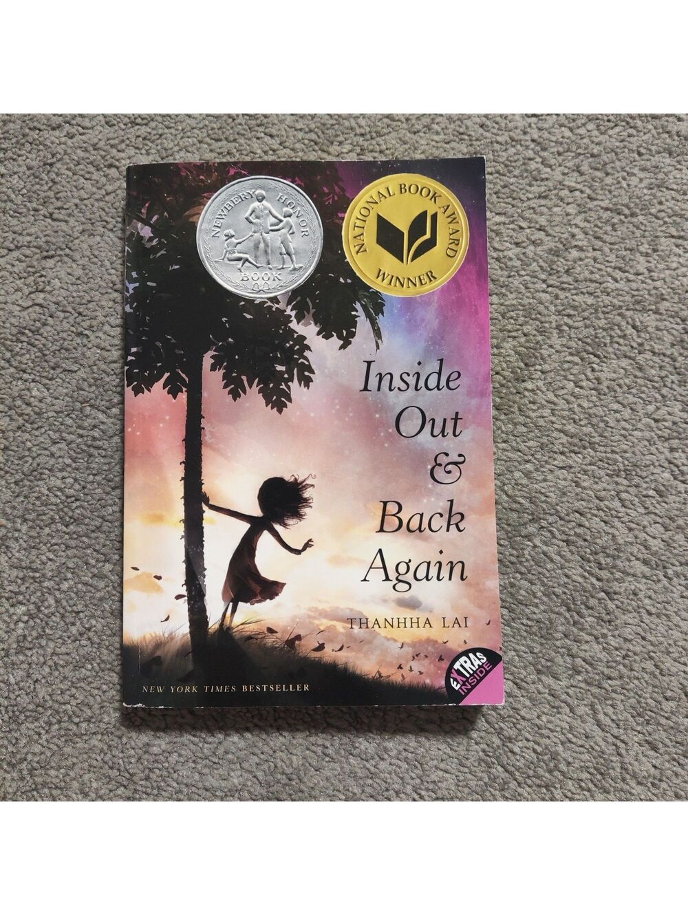 Inside Out and Back Again by Thanhha Lai Paperback Novel Newbery Honor Award